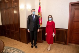 Relațiile moldo-belgiene, discutate de Maia Sandu cu Philippe Benoit